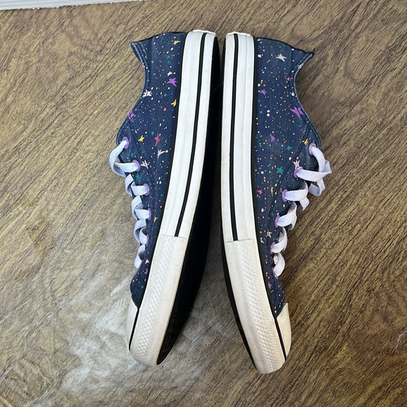 Converse All Star Blue Star Constellation Polka Dot Low Top Sneakers Size 6 - Picture 12 of 13